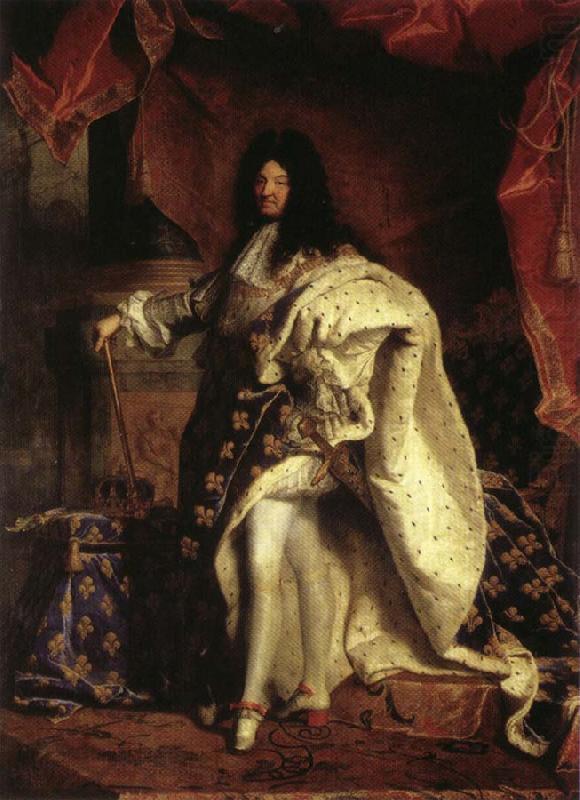 Hyacinthe Rigaud Louis XIV,King of France china oil painting image